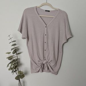 Thermal tie front top